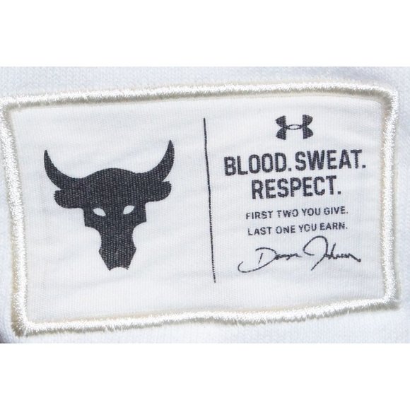 Under Armour White Hoodie with Black Logo - Picture 3 of 7